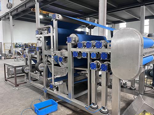 带式压榨机可用于菠菜榨汁 